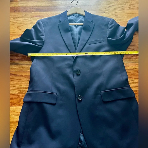 Tommy Hilfiger Men's Sport Coat Blazer Jacket 2 Buttons Navy - 40 R - Picture 10 of 14